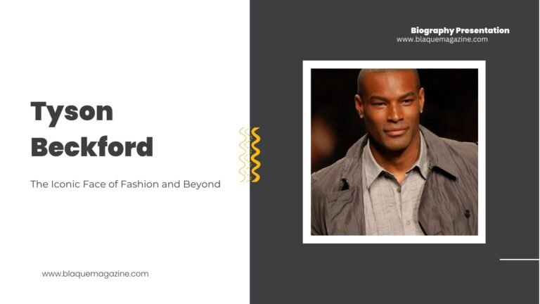 Tyson Beckford: The Iconic Face of Fashion and Beyond