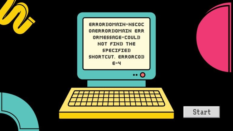 Troubleshooting “errordomain=nscocoaerrordomain&errormessage=could not find the specified shortcut.&errorcode=4” Error on macOS