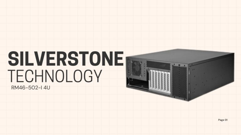 Silverstone Technology RM46-502-I 4U: A High-Performance Rackmount Solution for Demanding Applications